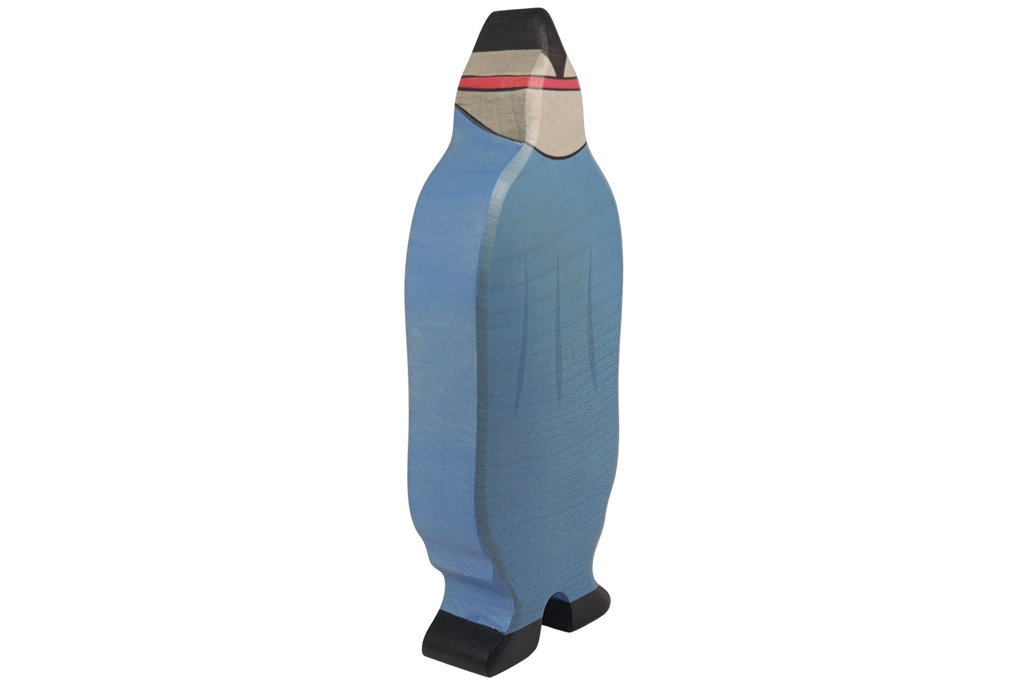 Holztiger Figur Ritter mit blauem Mantel