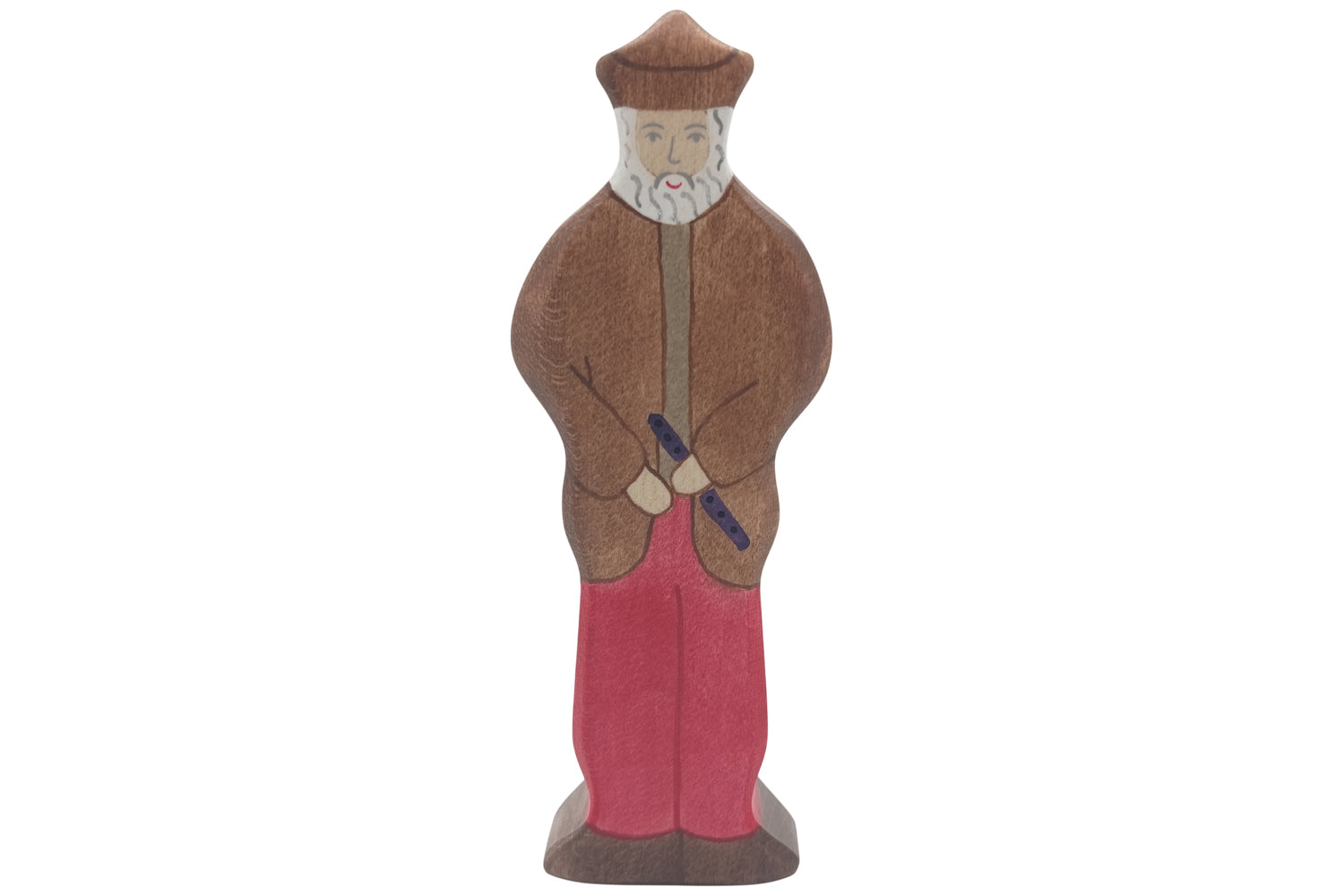 Holztiger Figur Großvater