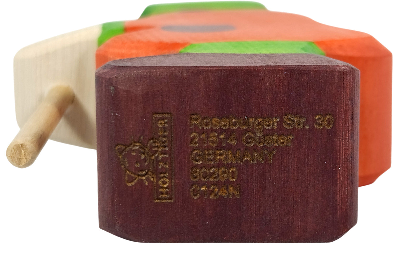Holztiger Figur Hirte mit Stab