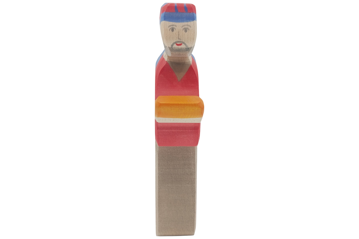 Holztiger Krippenfigur Caspar