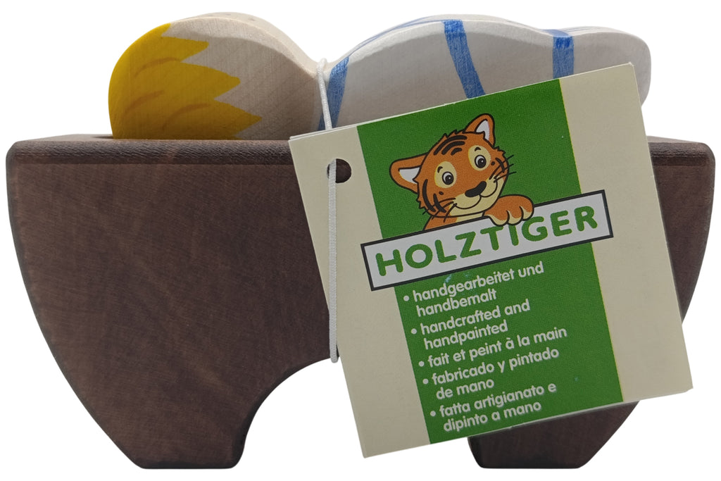 Holztiger Krippenfigur Jesuskind