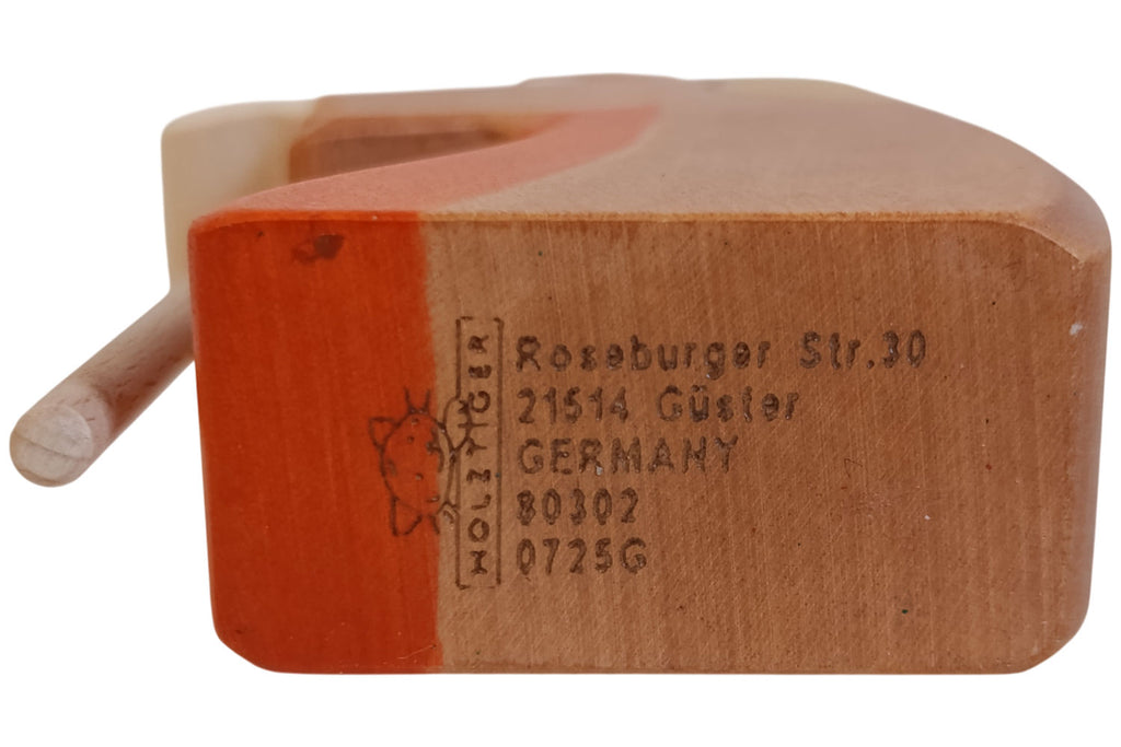 Holztiger Figur Hirte mit Stab 2