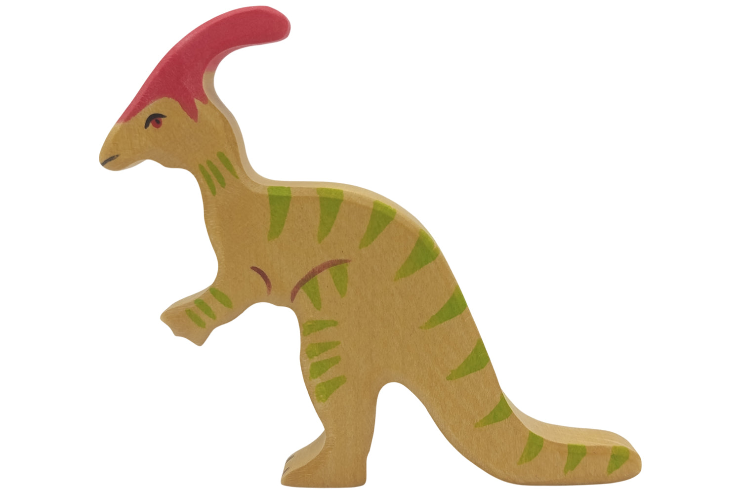 Holztiger Parasaurolophus Dinosaurier