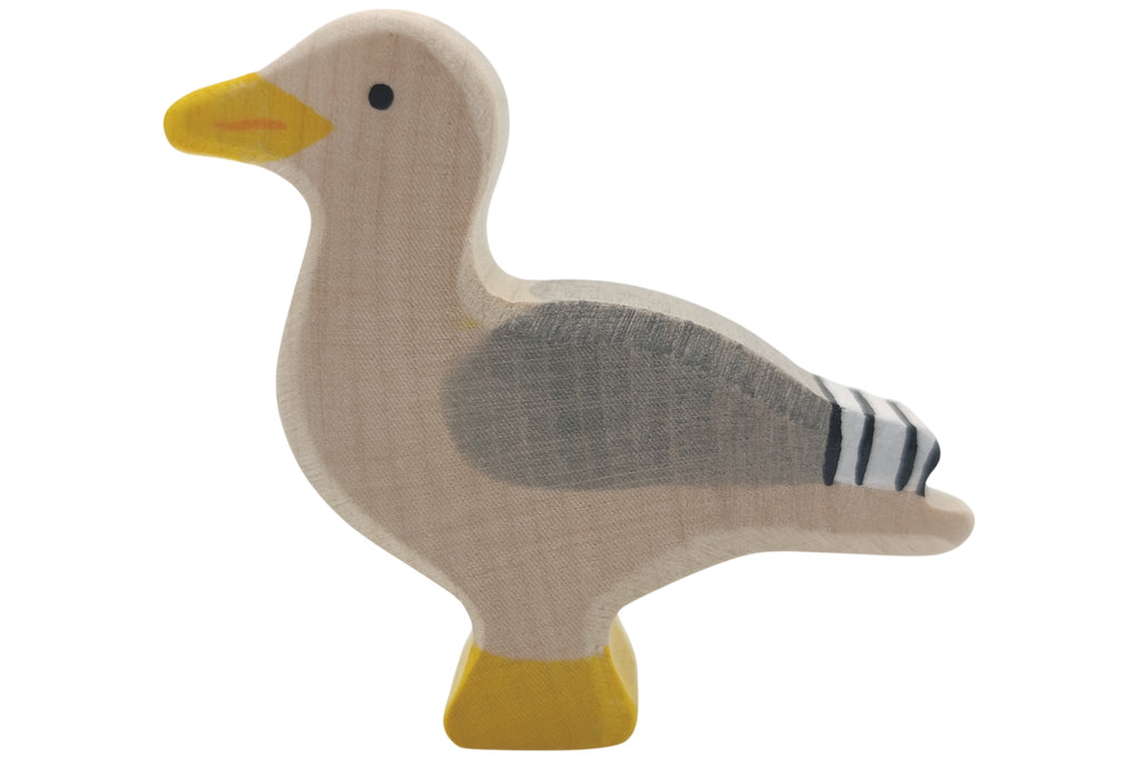 Holztiger Möwe
