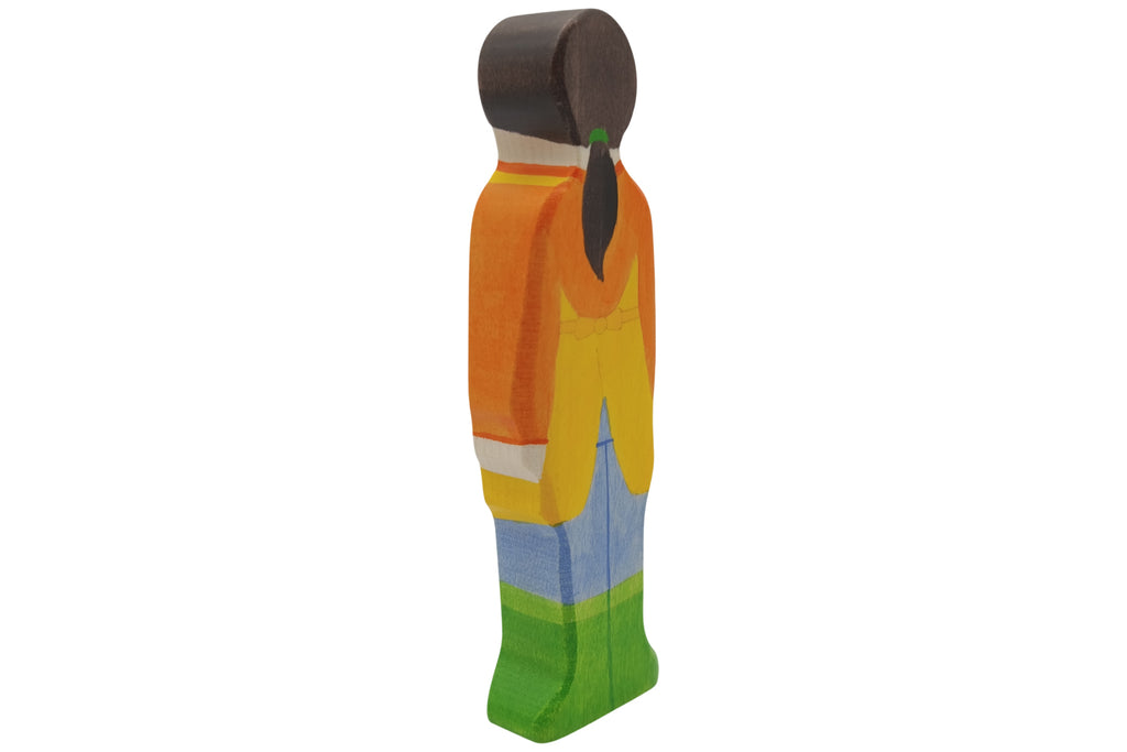 Holztiger Figur Bäuerin