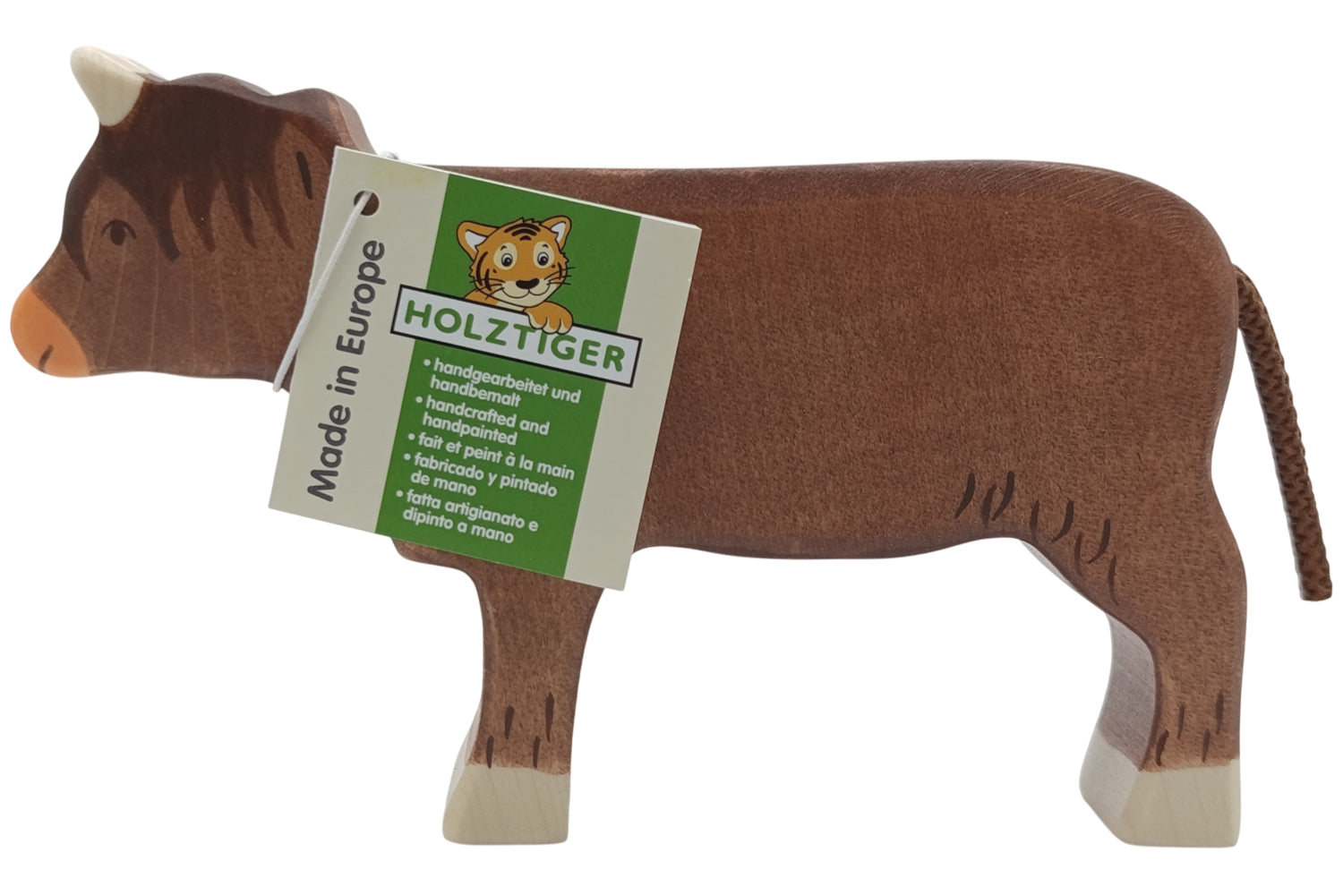 Holztiger Schottisches Hochland-Rind