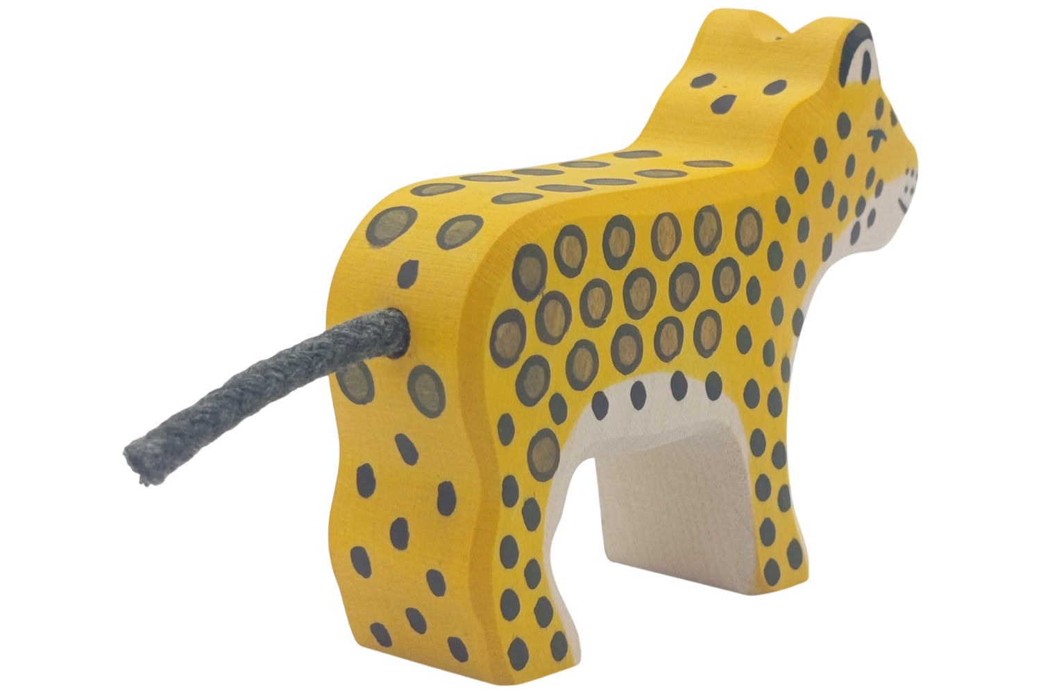 Holztiger Leopard klein