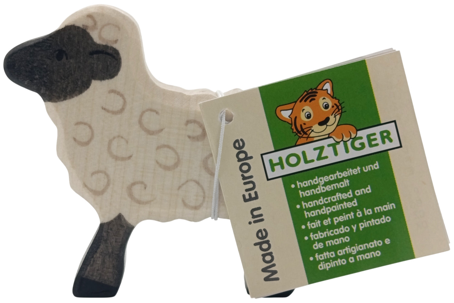 Holztiger Schwarzkopfschaf Lamm