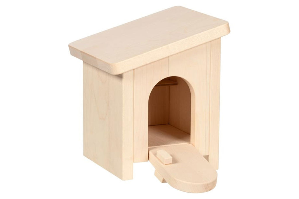 Holztiger Stall klein vormontiert