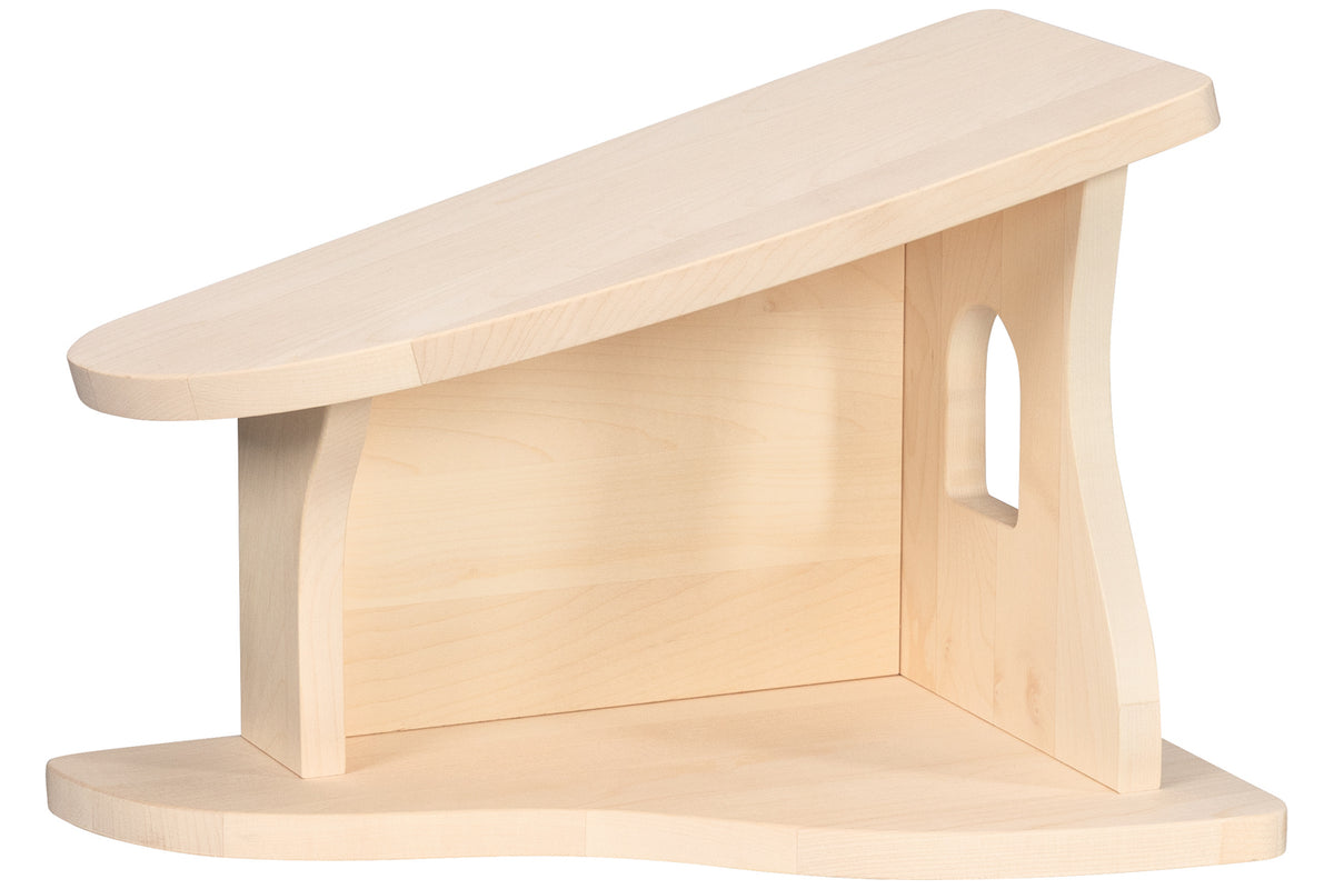 Holztiger Stall / Krippe klein vormontiert