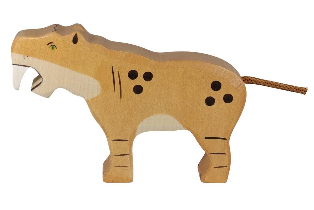 Holztiger Säbelzahntiger