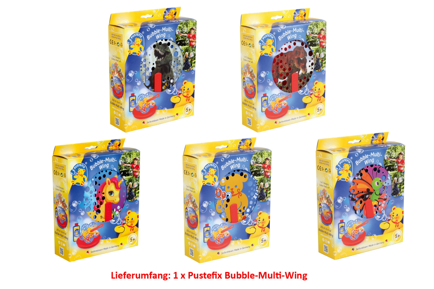 Pustefix Bubble-Multi-Wing mit 250 ml Fluid