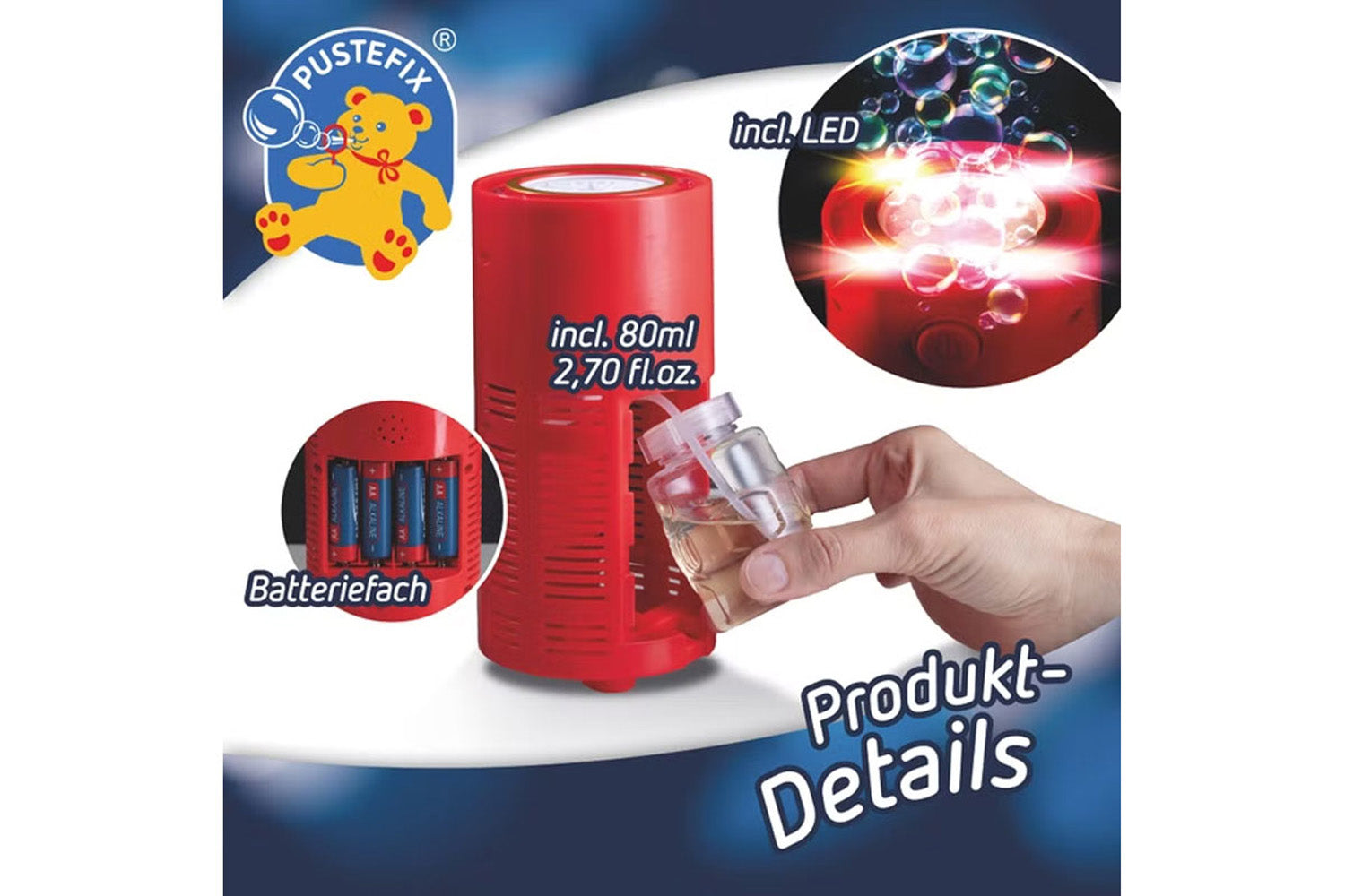 Pustefix 869-653 Bubble Fireworks Seifenblasen