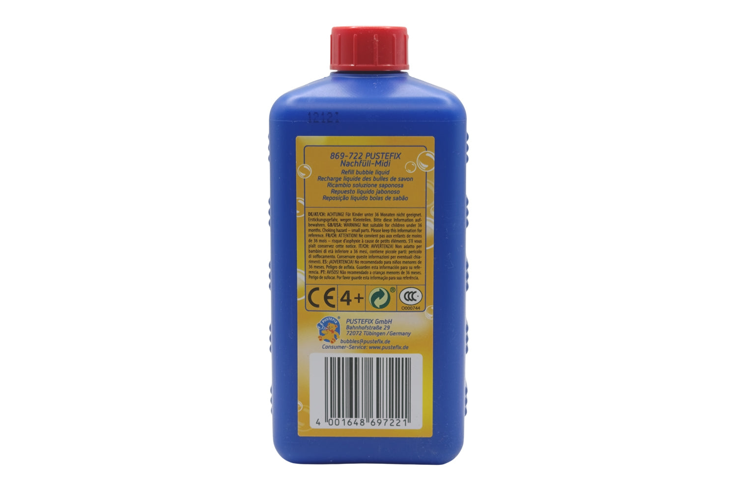Pustefix Nachfüllflasche Seifenblasen Midi 500 ml