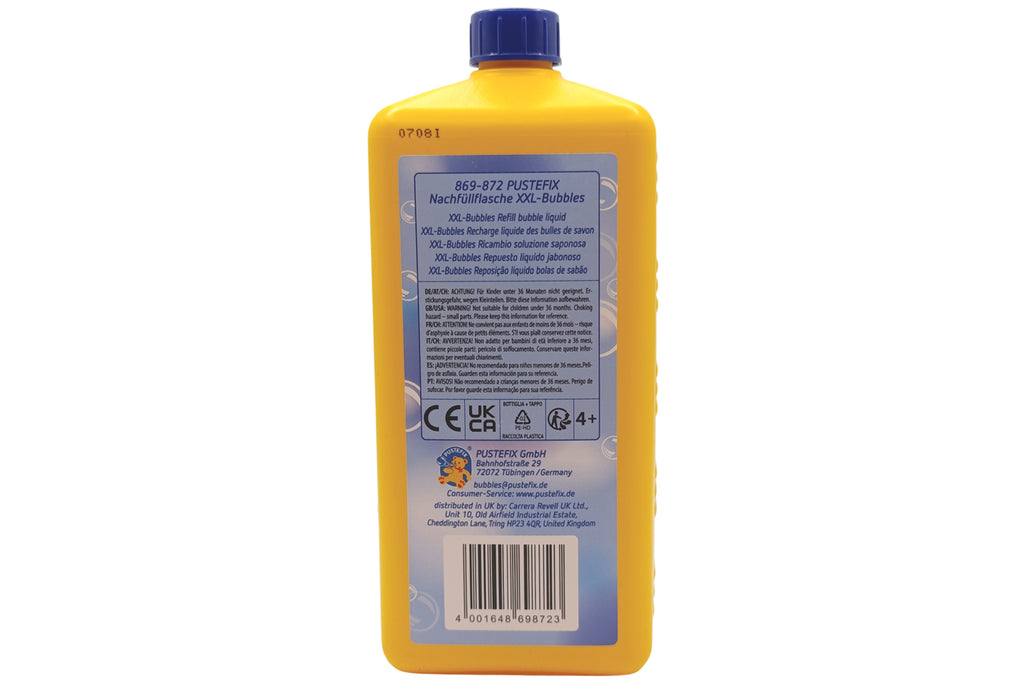Pustefix Nachfüllflasche Seifenblasen XXL-Bubbles 1000 ml