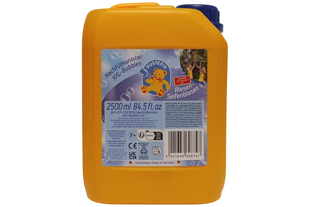 Pustefix Nachfüllkanister Seifenblasen XXL-Bubbles 2,5 Liter