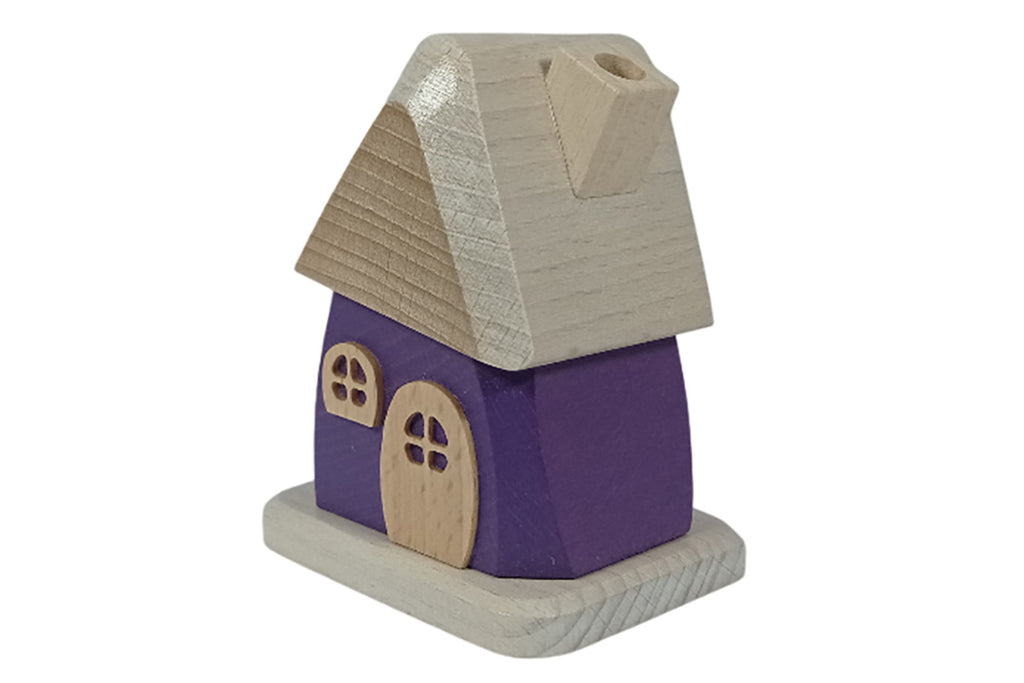 Egermann Räucherhaus lila Zwergenhaus