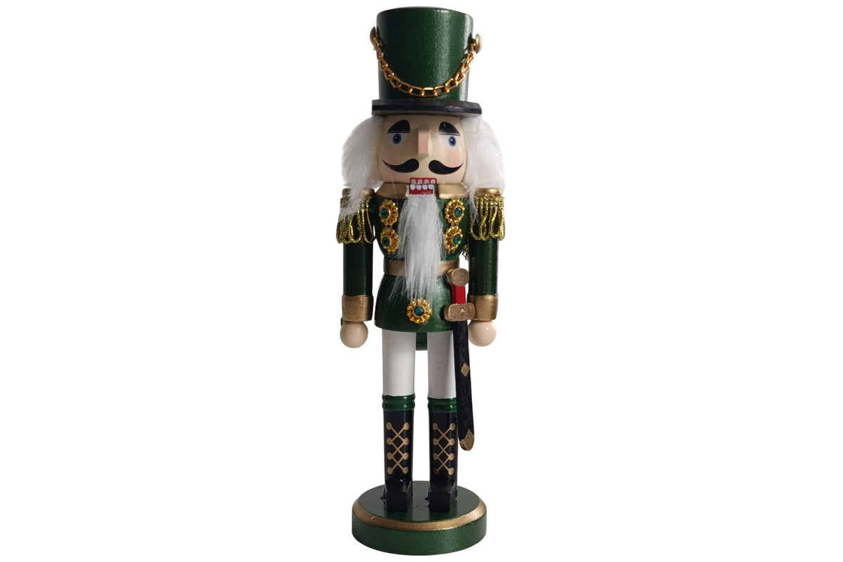 Nussknacker Soldat grün Jahresendfigur ca. 20 hoch
