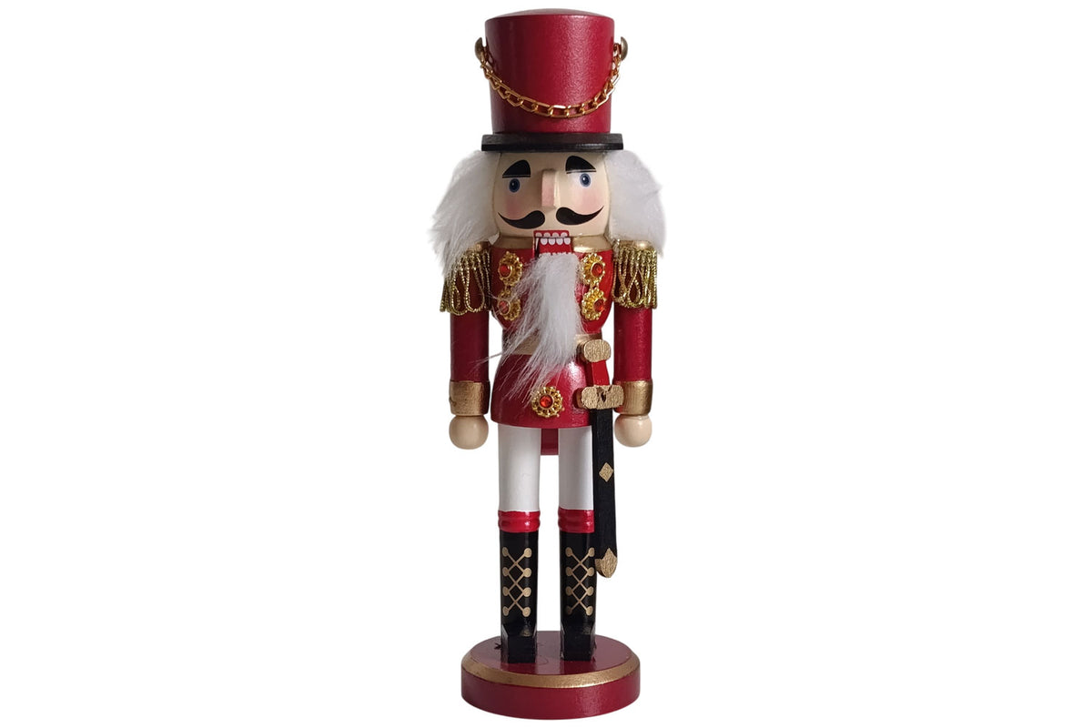 Nussknacker Soldat rot Jahresendfigur ca. 20 hoch