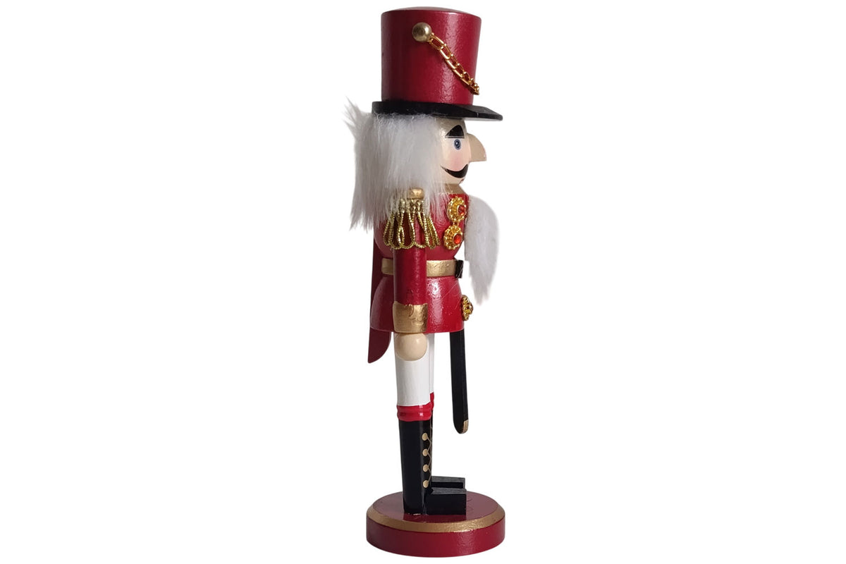 Nussknacker Soldat rot Jahresendfigur ca. 20 hoch