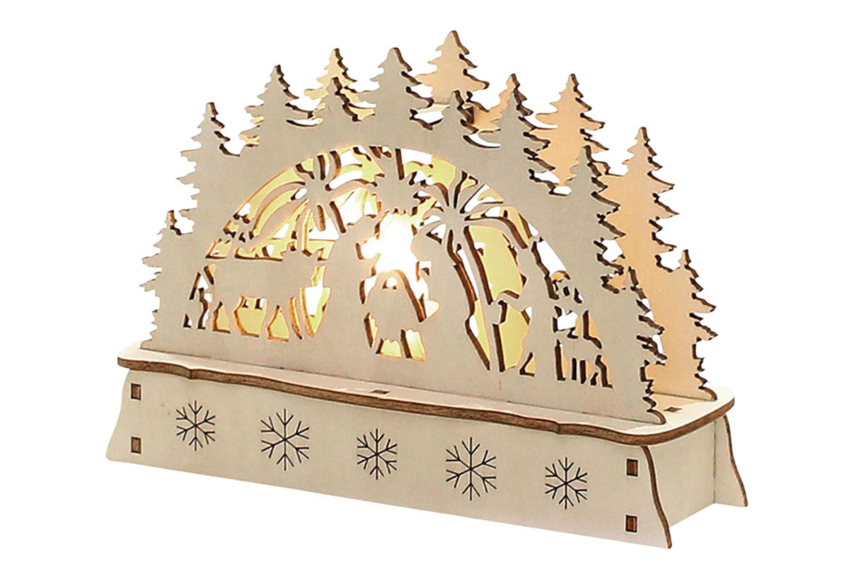 LED Mini Schwibbogen Krippe