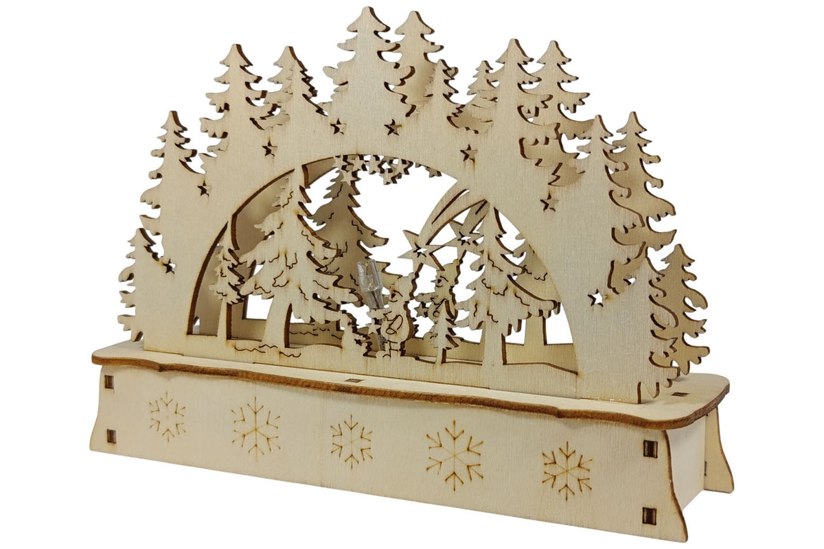 LED Mini Schwibbogen Sternschnuppe