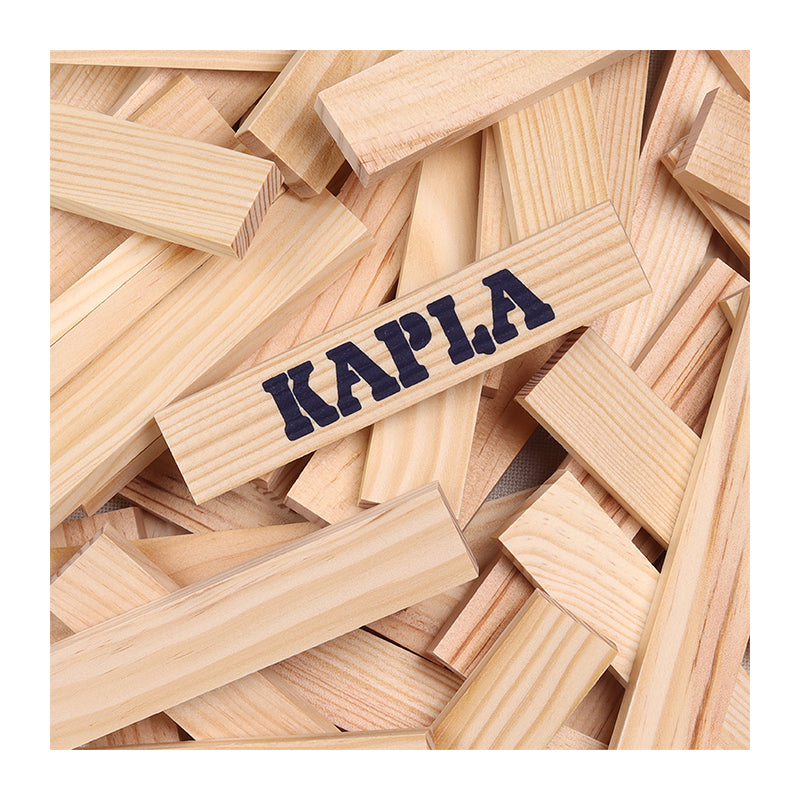 KAPLA 200er Box  natur Pinienholz Baukasten