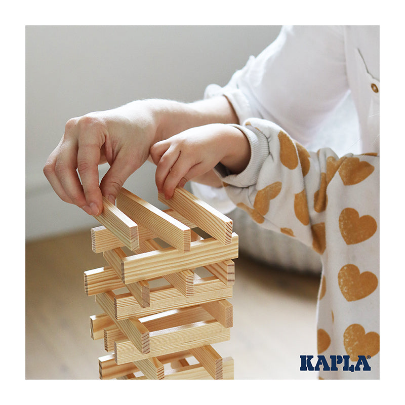 KAPLA 200er Box  natur Pinienholz Baukasten