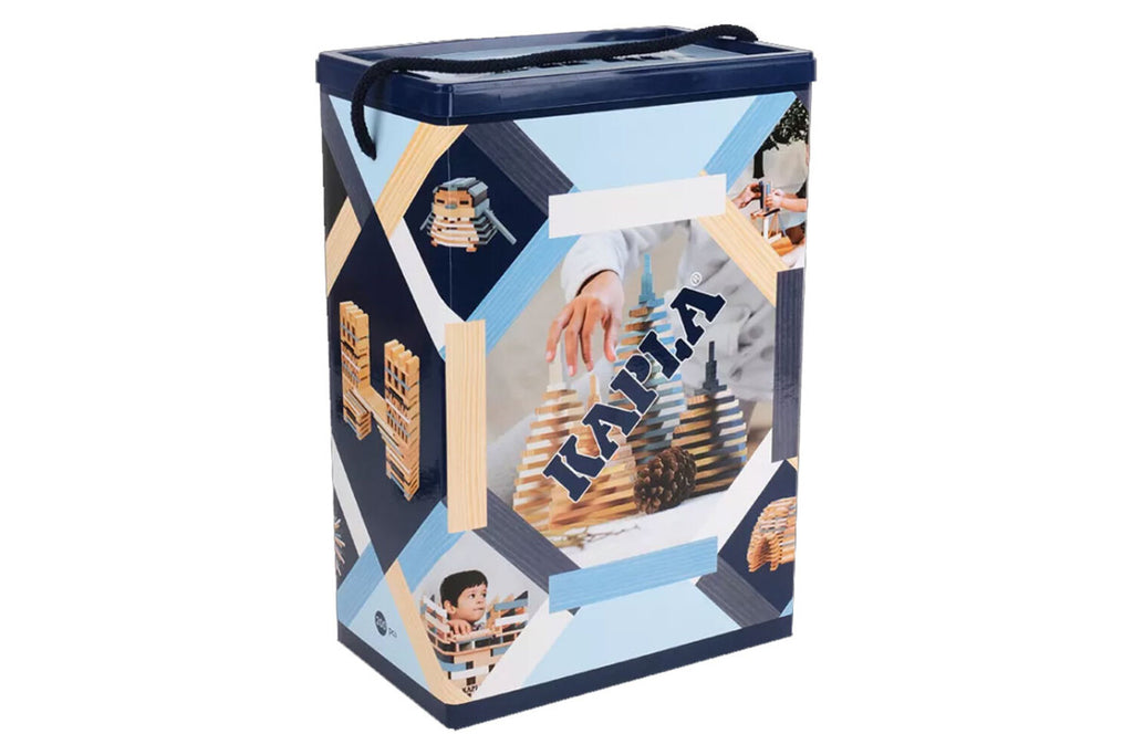 KAPLA 200er Box Winter natur hellblau, weiss, dunkelblau