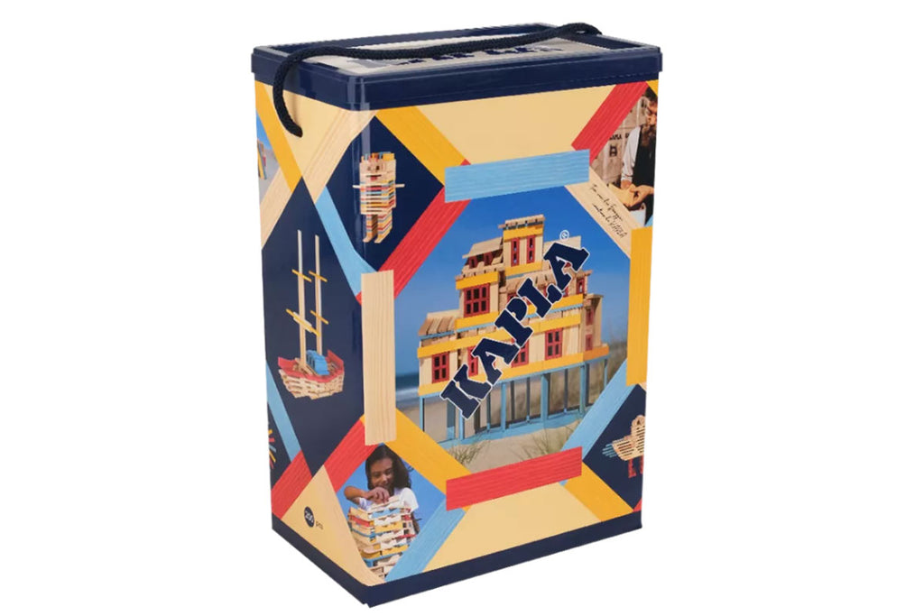 KAPLA 200er Box Sommer natur hellblau gelb rot