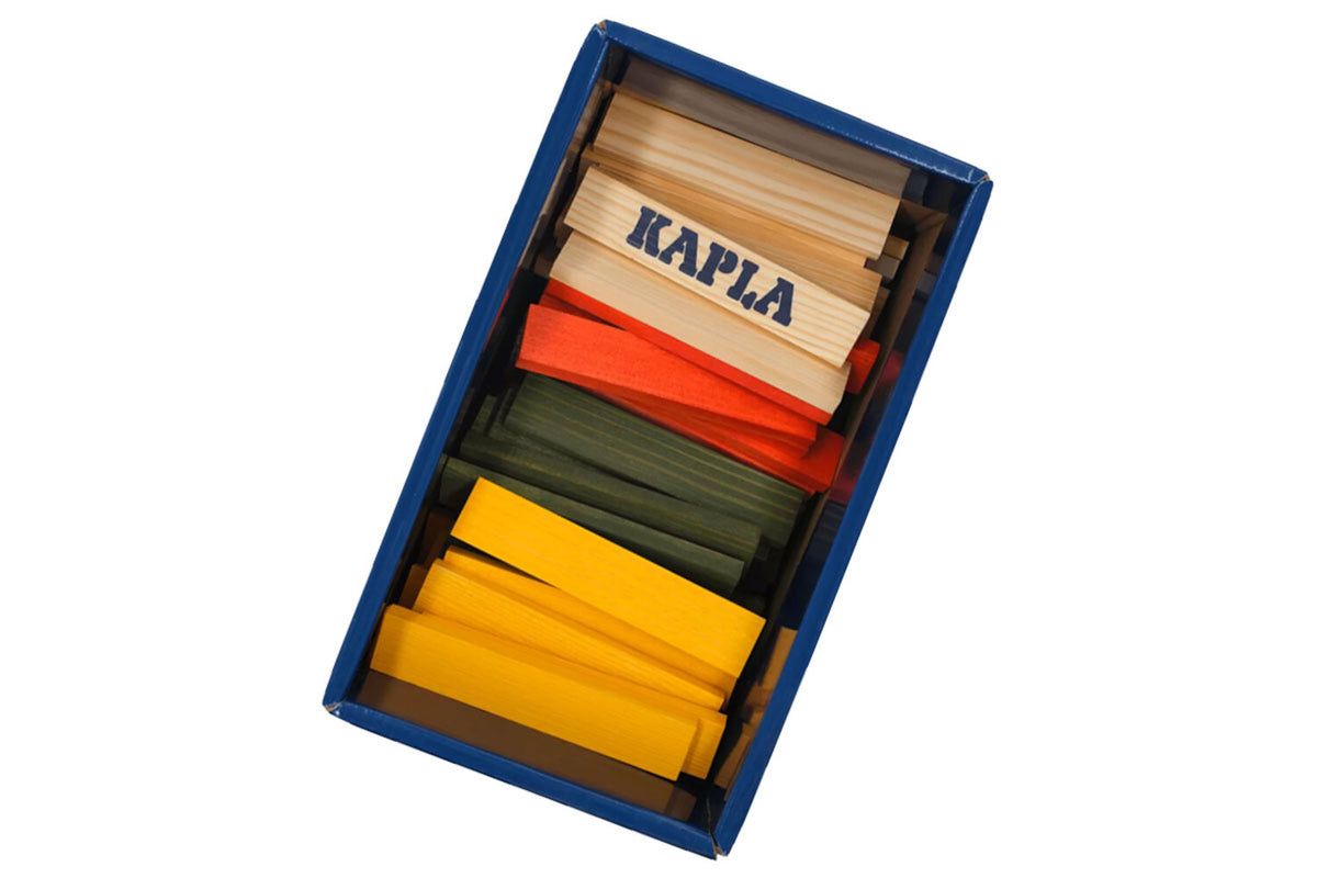 KAPLA 200er Box Herbst natur orange, gelb, dunkelgrün