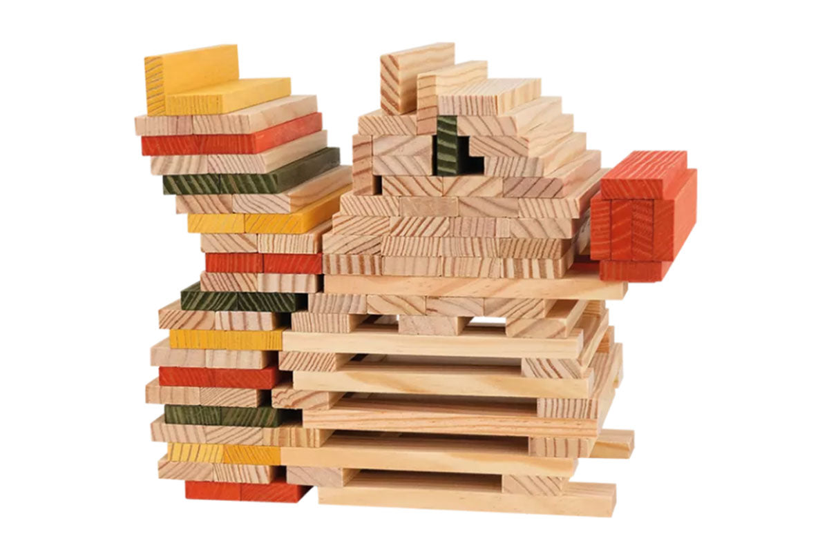 KAPLA 200er Box Herbst natur orange gelb dunkelgrün