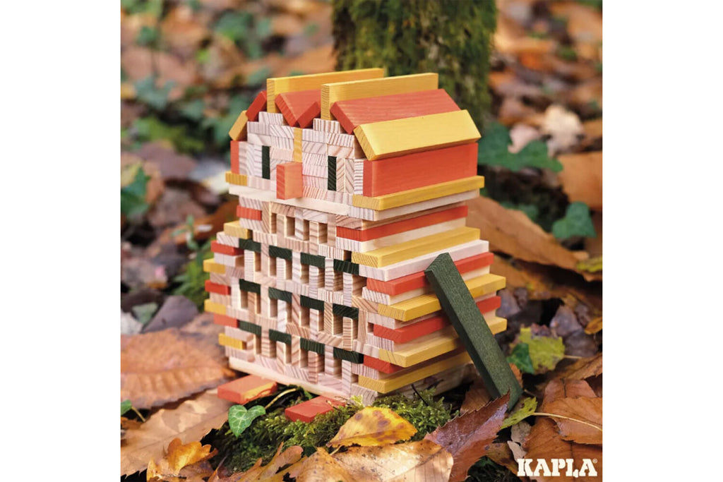KAPLA 200er Box Herbst natur orange, gelb, dunkelgrün