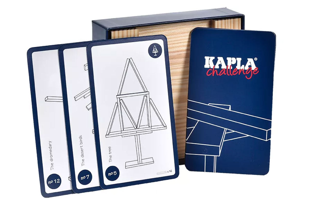 KAPLA Challenge BOX Holz - deutsch