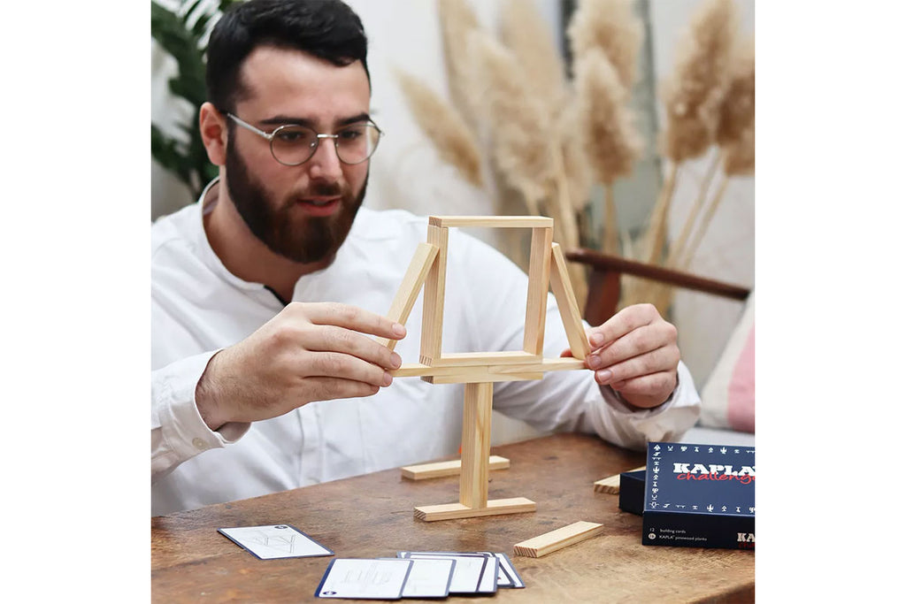 KAPLA Challenge BOX Holz - deutsch