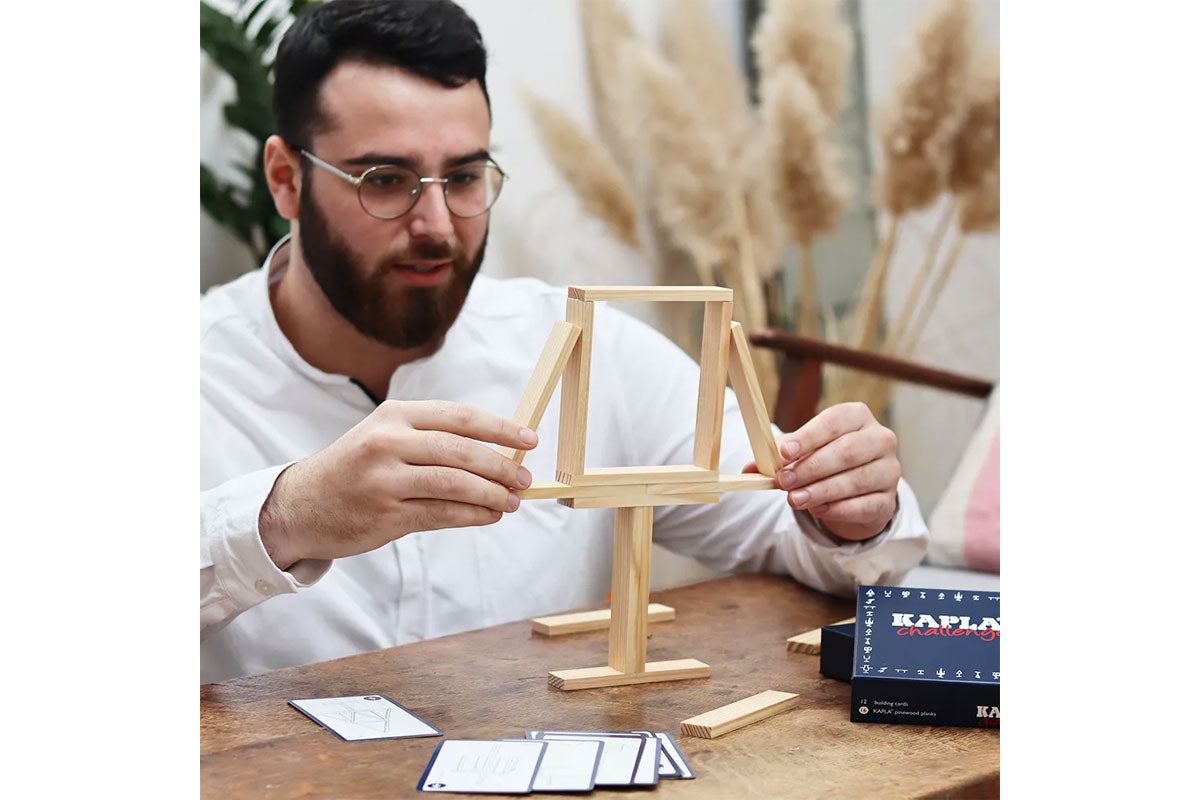 KAPLA Challenge BOX Holz - deutsch