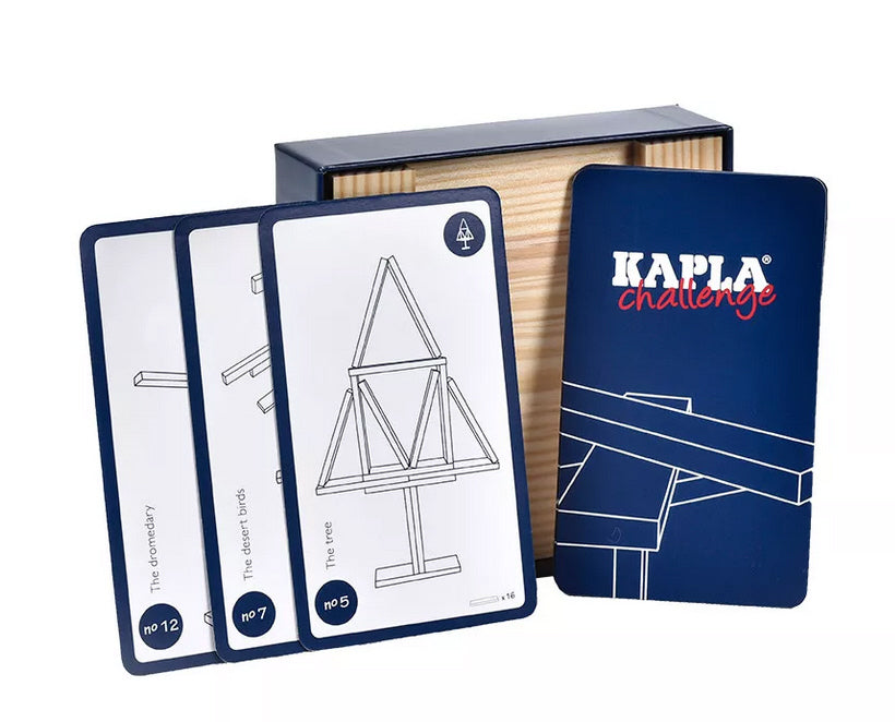 KAPLA Challenge BOX Holz - deutsch