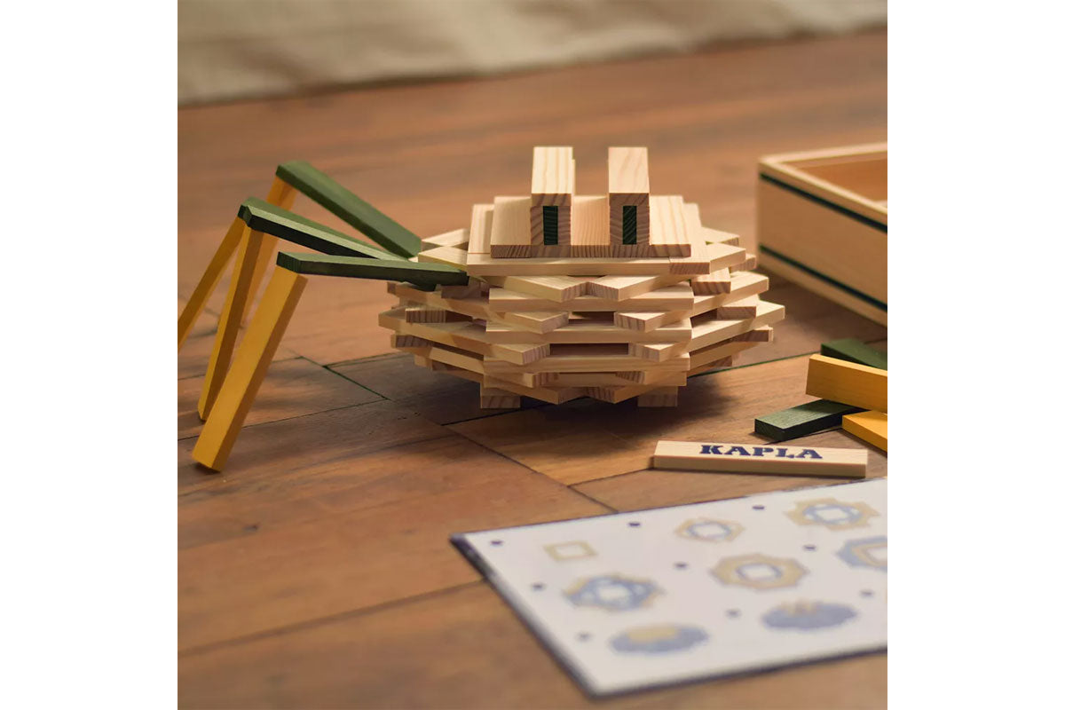KAPLA Motivbaukasten Spinne 75er Box