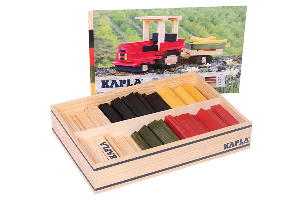KAPLA Motivbaukasten Traktor 155er Box