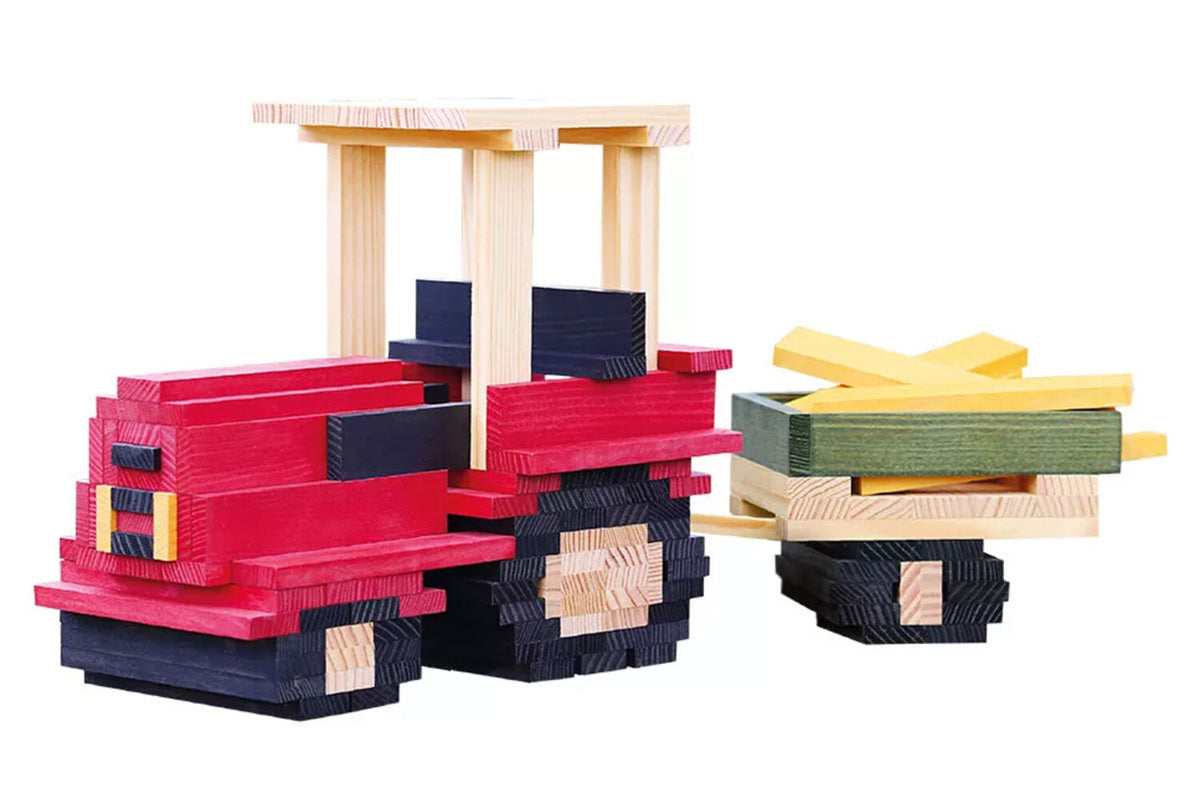 KAPLA Motivbaukasten Traktor 155er Box