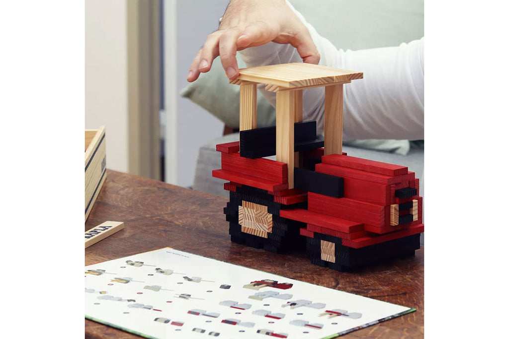 KAPLA Motivbaukasten Traktor 155er Box