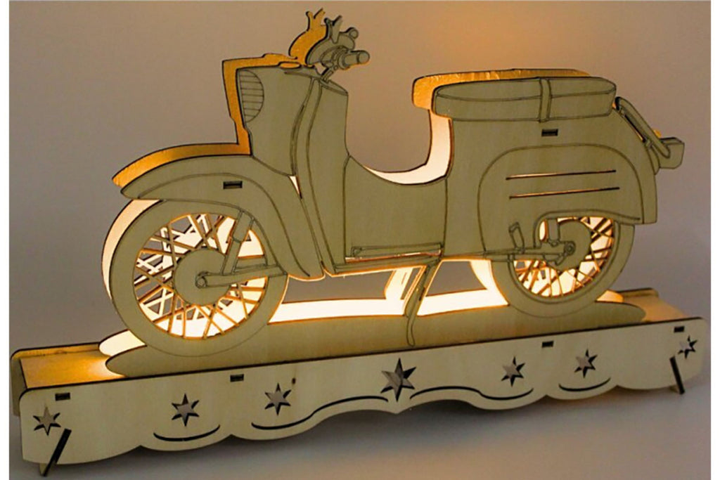 Ostalgie Schwibbogen DDR Roller