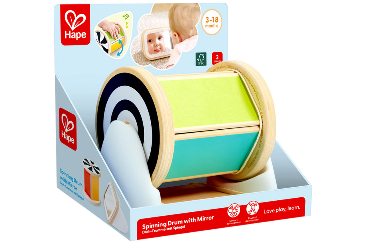 Hape Dreh-Trommel mit Spiegel