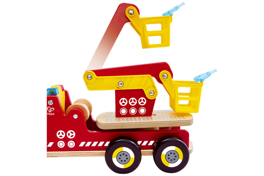 Hape Feuerwehr mit Sirene und Blaulicht