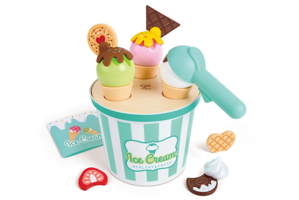 Hape Eiscreme-Set für Kaufladen oder Kinderküche