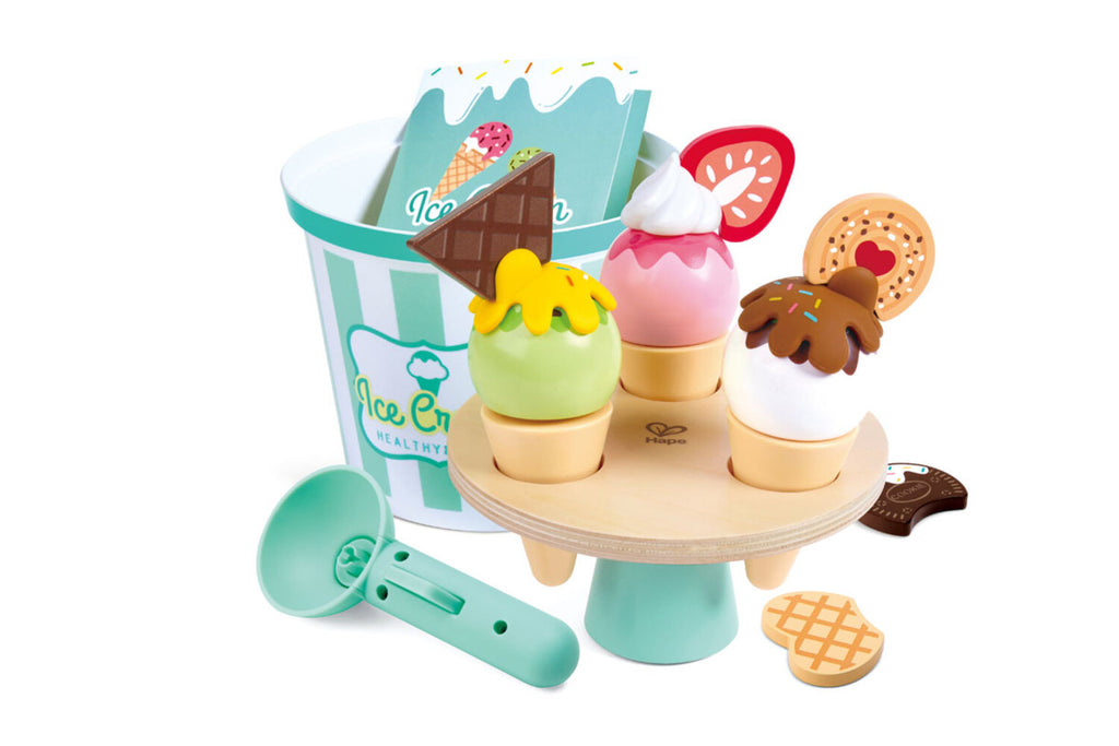 Hape Eiscreme-Set für Kaufladen oder Kinderküche