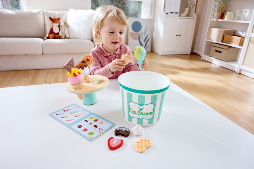 Hape Eiscreme-Set für Kaufladen oder Kinderküche