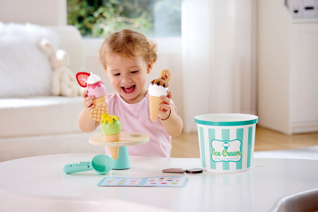 Hape Eiscreme-Set für Kaufladen oder Kinderküche