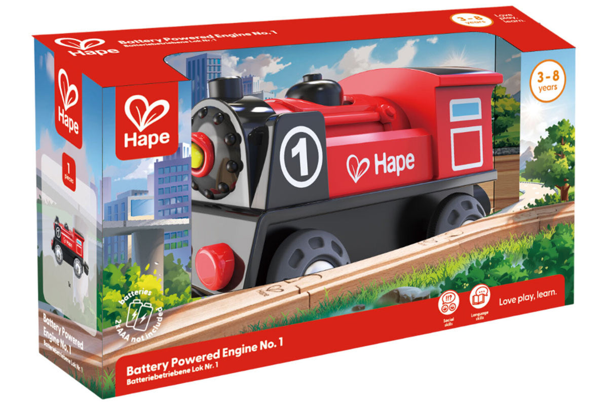 Hape Lokomotive Nr. 1 Battereibetrieb