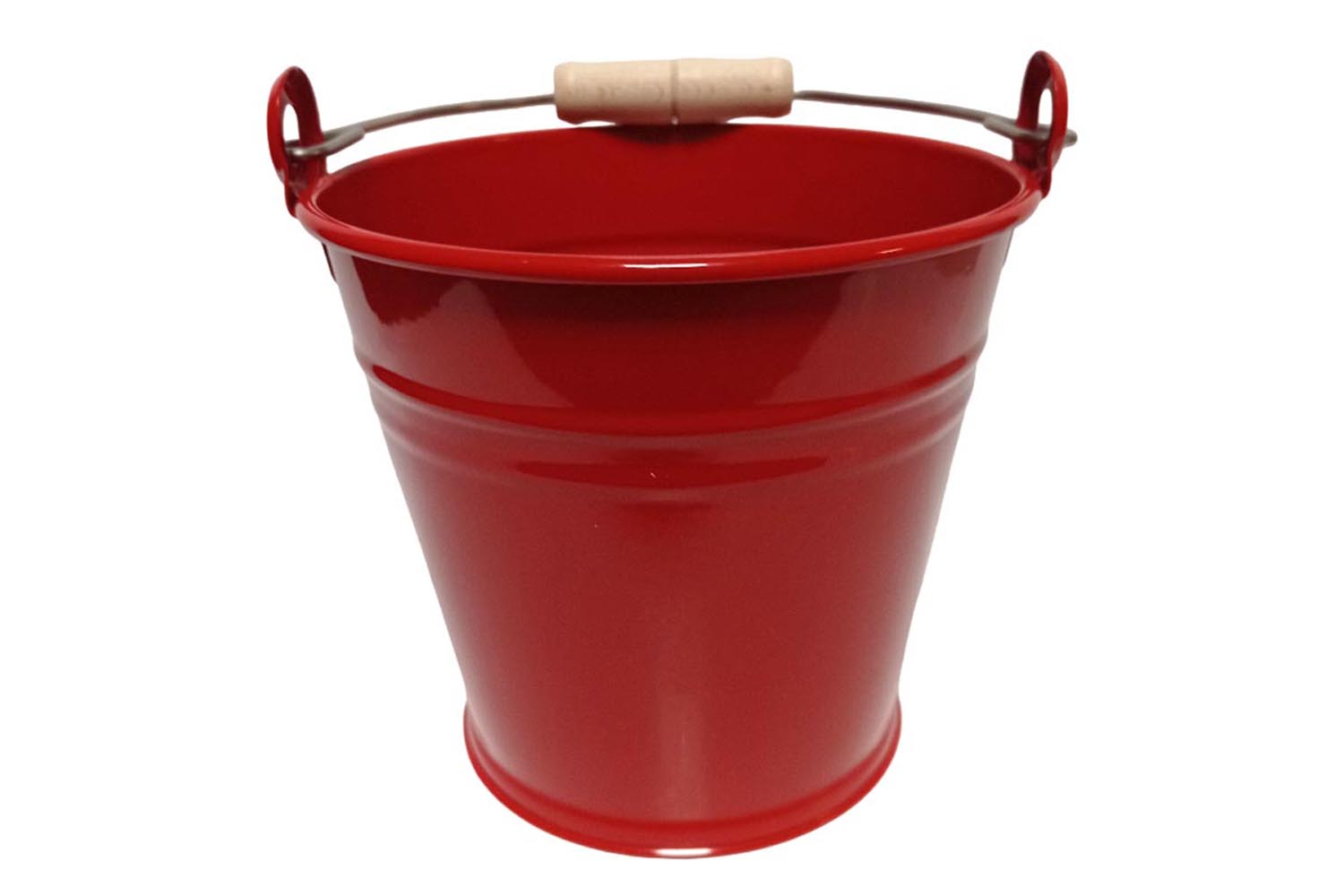 Egermann Kehrschaufel-Set mit Eimer rot